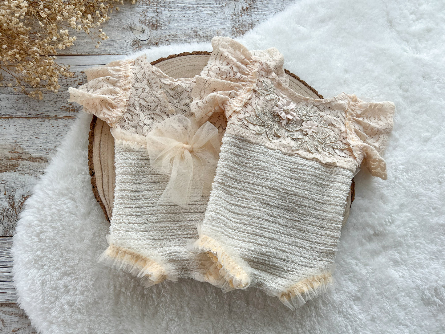 Newborn Photography Outfit Newborn Girl Romper For First Photoshoot Lace Baby Girl Romper
