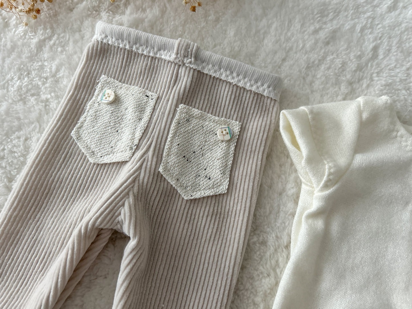 Newborn boy pants soft and stretchy velvet photo props