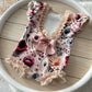 Floral Newborn Girl Romper – Ruffled Baby Photo Outfit with Bow | Choose Your Favorite Design at Checkout