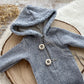 Baby Boy Photo Outfit Newborn Romper Blue Hooded Overall Baby Boy Photo Props