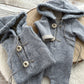 Baby Boy Photo Outfit Newborn Romper Blue Hooded Overall Baby Boy Photo Props