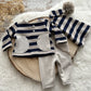 Newborn Boy Photo Outfit Newborn Boy Photography Props Pant And Pompom Hat Baby Boy Photo Props