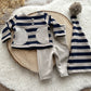 Newborn Boy Photo Outfit Newborn Boy Photography Props Pant And Pompom Hat Baby Boy Photo Props