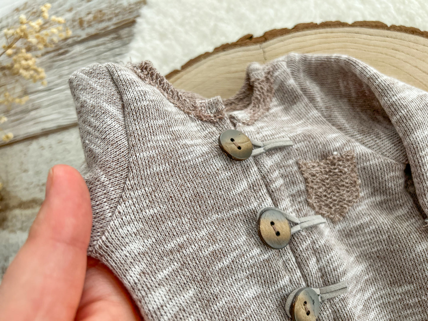 Newborn boy outfit, Baby boy props, Newborn photo props, Boy photo outfits, Beige long sleeve overall baby boy