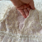 Back detail of sitter girl romper