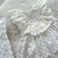 White Lace Baby Girl Dress for Newborn Photography - Boho Newborn Romper