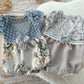 Lace Newborn Romper for Photo Shoots Floral Blue Gray – Choose Your Style
