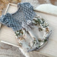 Lace Newborn Romper for Photo Shoots Floral Blue Gray – Choose Your Style