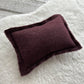 Newborn Boy Photo Outfit in Burgundy – Suspender Pants, Flat Cap & Posing Pillow