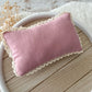 Pink Newborn Girl Romper - Muslin Lace Newborn Photo Outfit