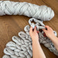 Merino Wool Blanket for Newborn Photography - Handknitted Newborn Blanket - CHOOSE YOUR COLOR