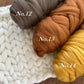 Merino Wool Blanket for Newborn Photography - Handknitted Newborn Blanket - CHOOSE YOUR COLOR