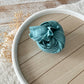  Dusty teal newborn photo wrap with soft cotton stretch.