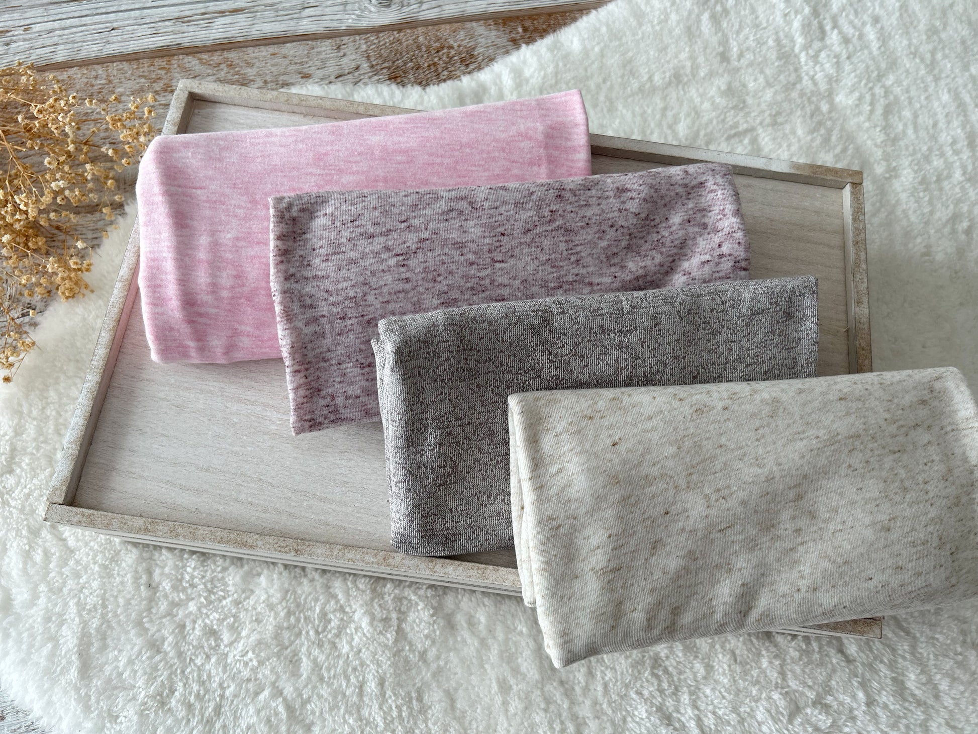 Fabric wrap for newborn photography 4 speckled colors
