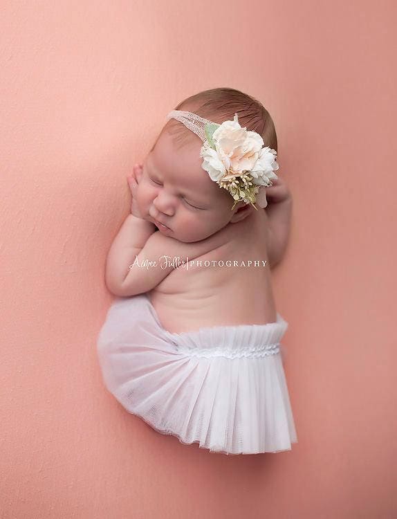 Newborn tutu skirt, tulle tutu, newborn photo prop, choose your color