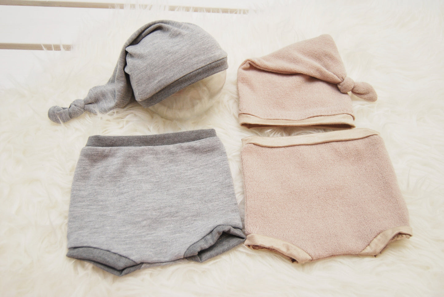 Newborn boy set: panties & hat, newborn pants, baby hat photo prop, newborn props