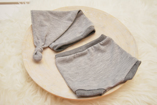 Newborn boy set: panties & hat, newborn pants, baby hat photo prop, newborn props