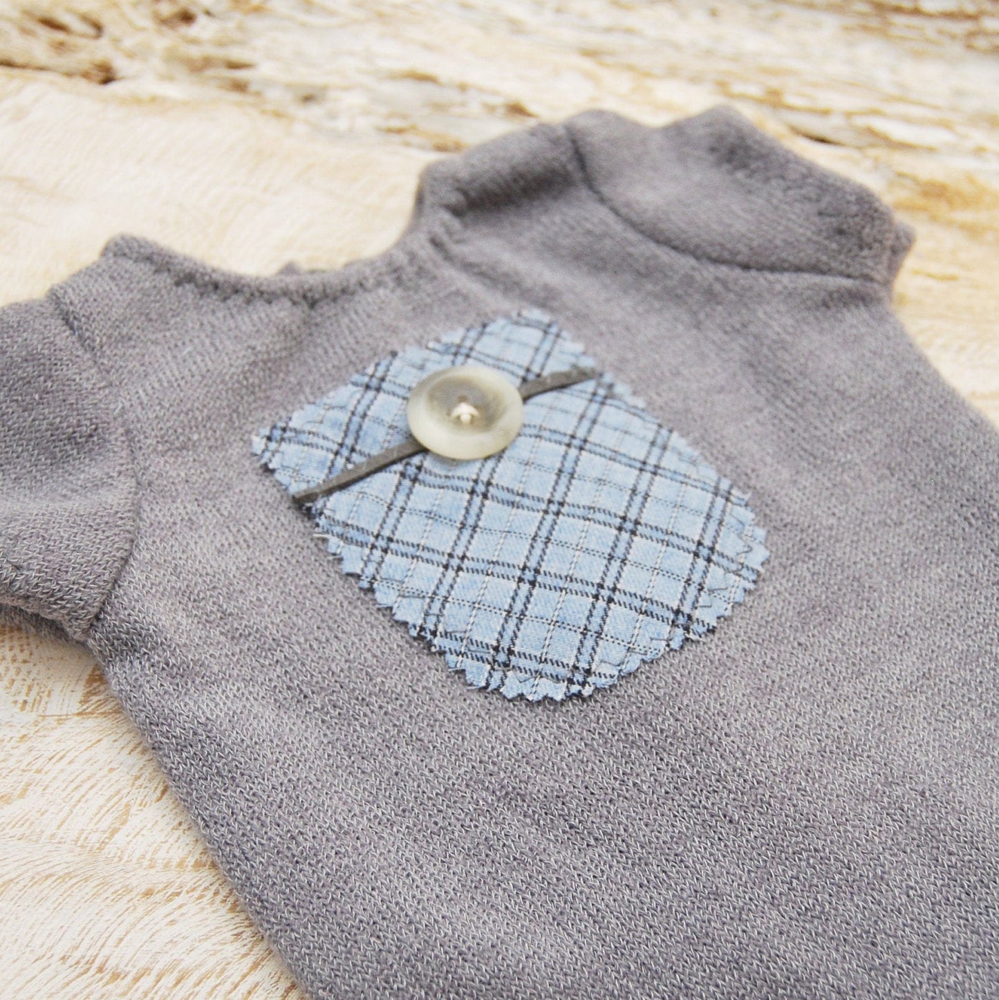 Newborn photo prop, baby boy overall for first photo shoot, short sleeve newborn romper