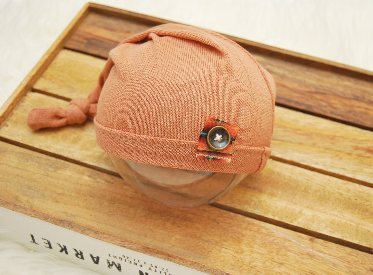 Newborn boy sleepy hat photography prop, newborn boy beanie