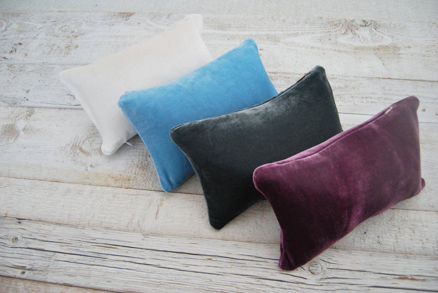 Baby Posing Pillow for Newborn Photography with Zippered Velvet Covers in 5 Colors, Newborn Photo Prop Pillow, Posing Props