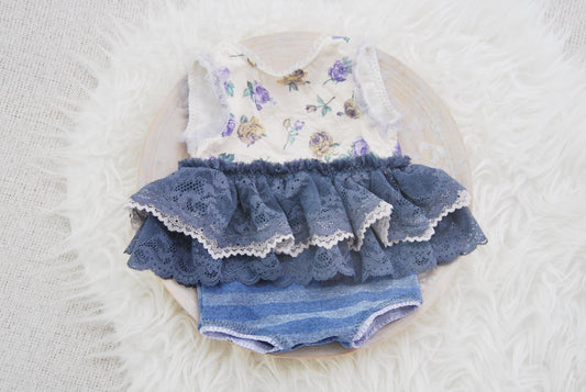 Baby girl romper, newborn photo prop outfit, lace romper newborn baby shower props