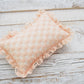 Newborn posing pillow photo prop, lace decorative pillow for first photo shoot, baby pillow prop