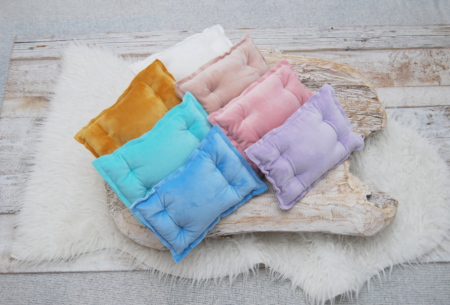 Velvet newborn posing pillow, decorative baby photo prop pillow, newborn photography props