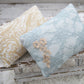 Newborn photo props,  Posing pillows from upcycled fabrics, Lace photo pillow, Photography prop