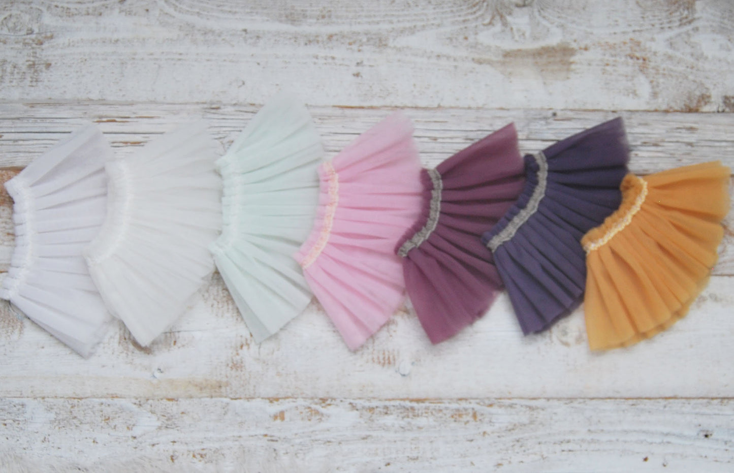 Newborn tutu skirt, tulle tutu, newborn photo prop, choose your color