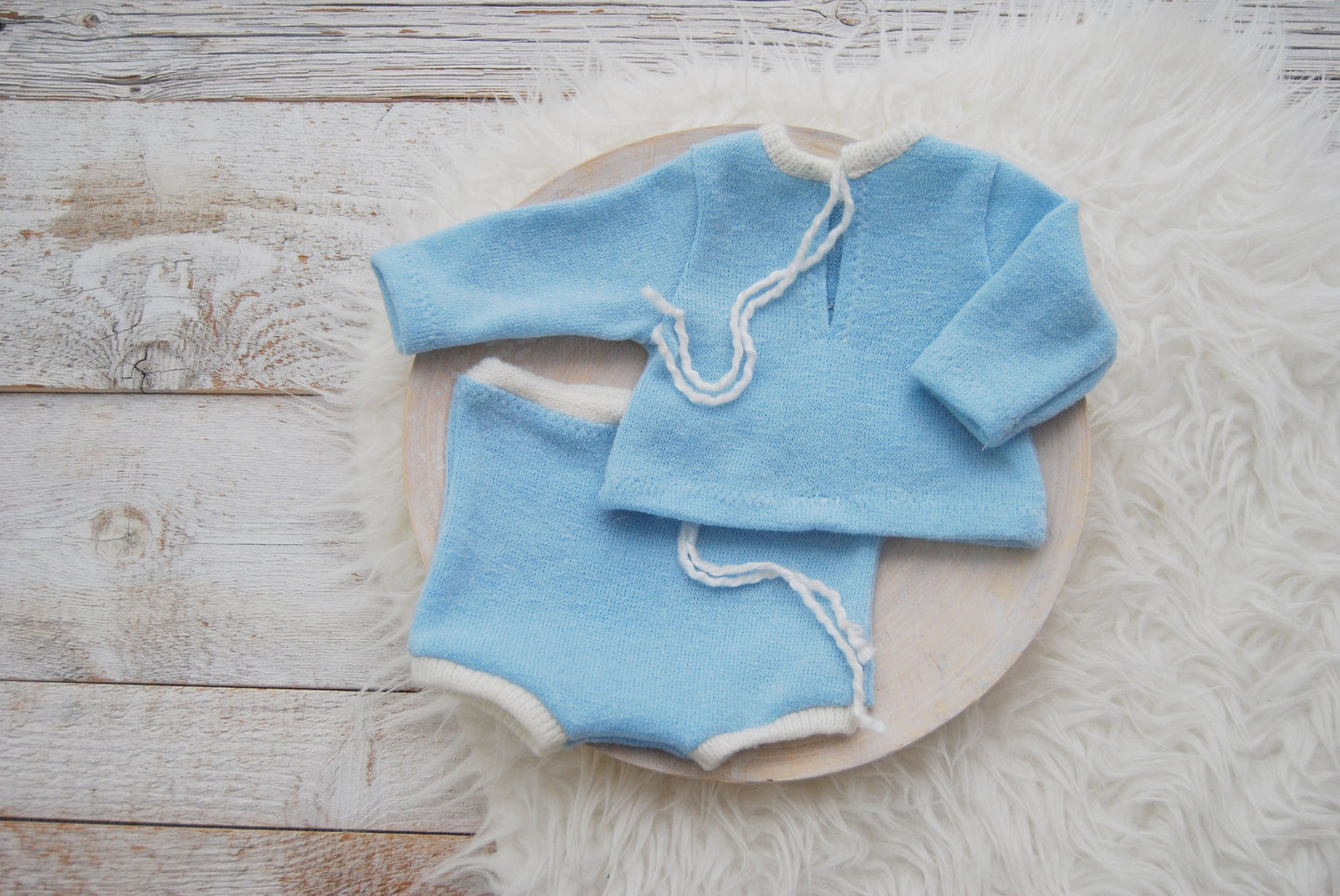 Newborn photo outfit boy, Baby boy set, Shirt and pants set, Blue newborn outfit, Baby beanie, Posing pillow