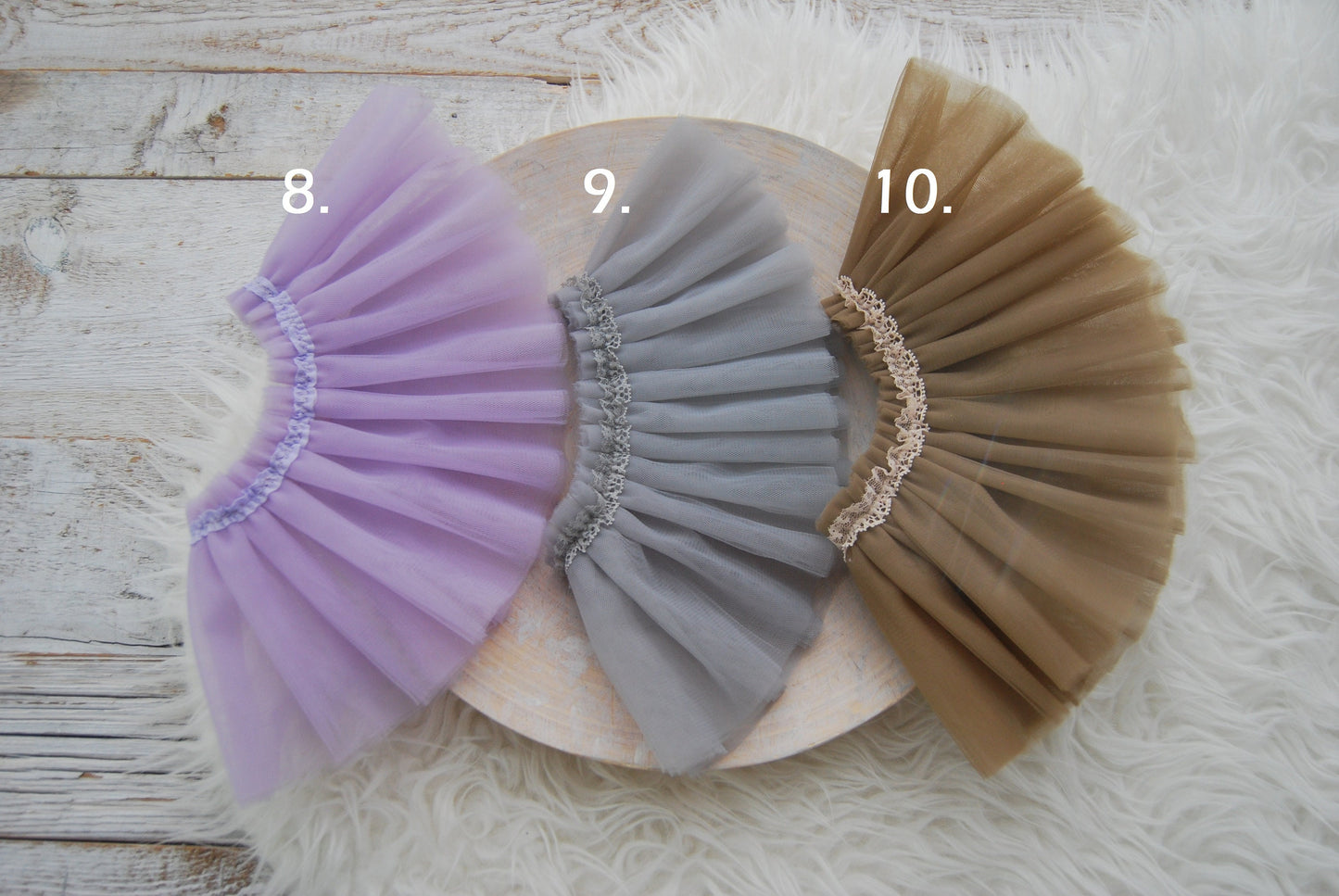 Newborn tutu skirt, tulle tutu, newborn photo prop, choose your color