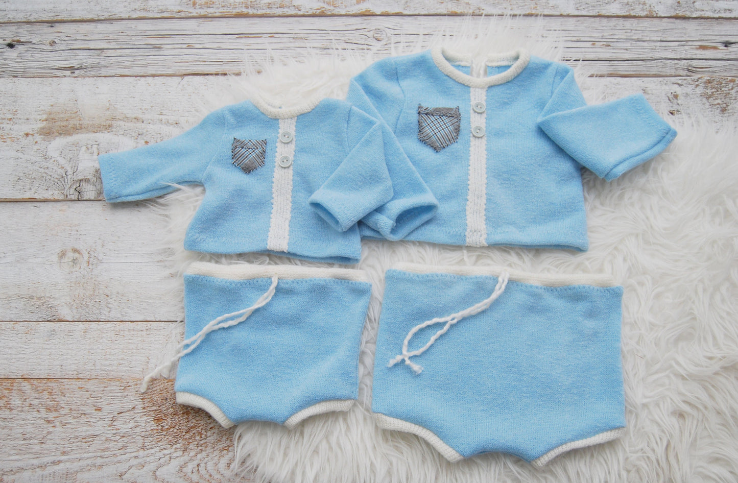 Newborn photo outfit boy, Baby boy set, Shirt and pants set, Blue newborn outfit, Baby beanie, Posing pillow