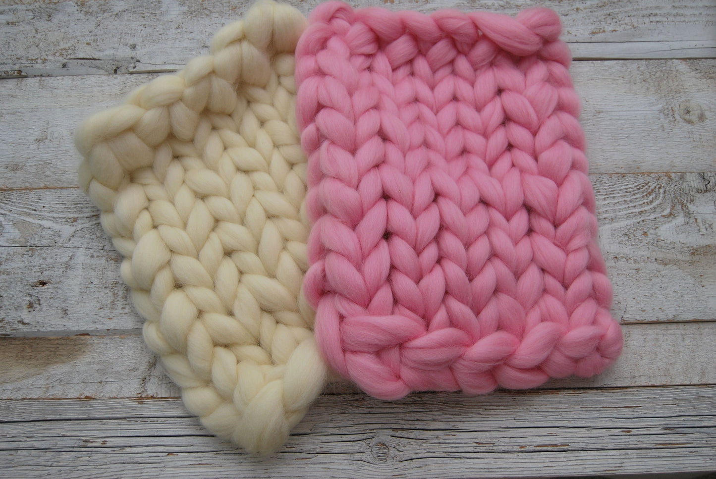 Newborn blanket for photography, merino wool chunky baby blanket, basket stuffer