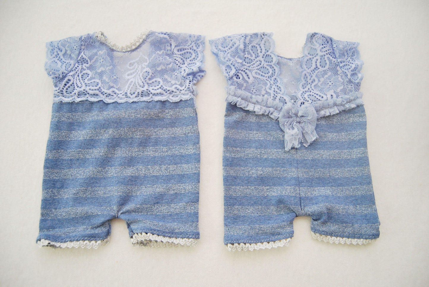 Baby romper for newborn girls, first photo shoot outfit newborn romper lace, lavender