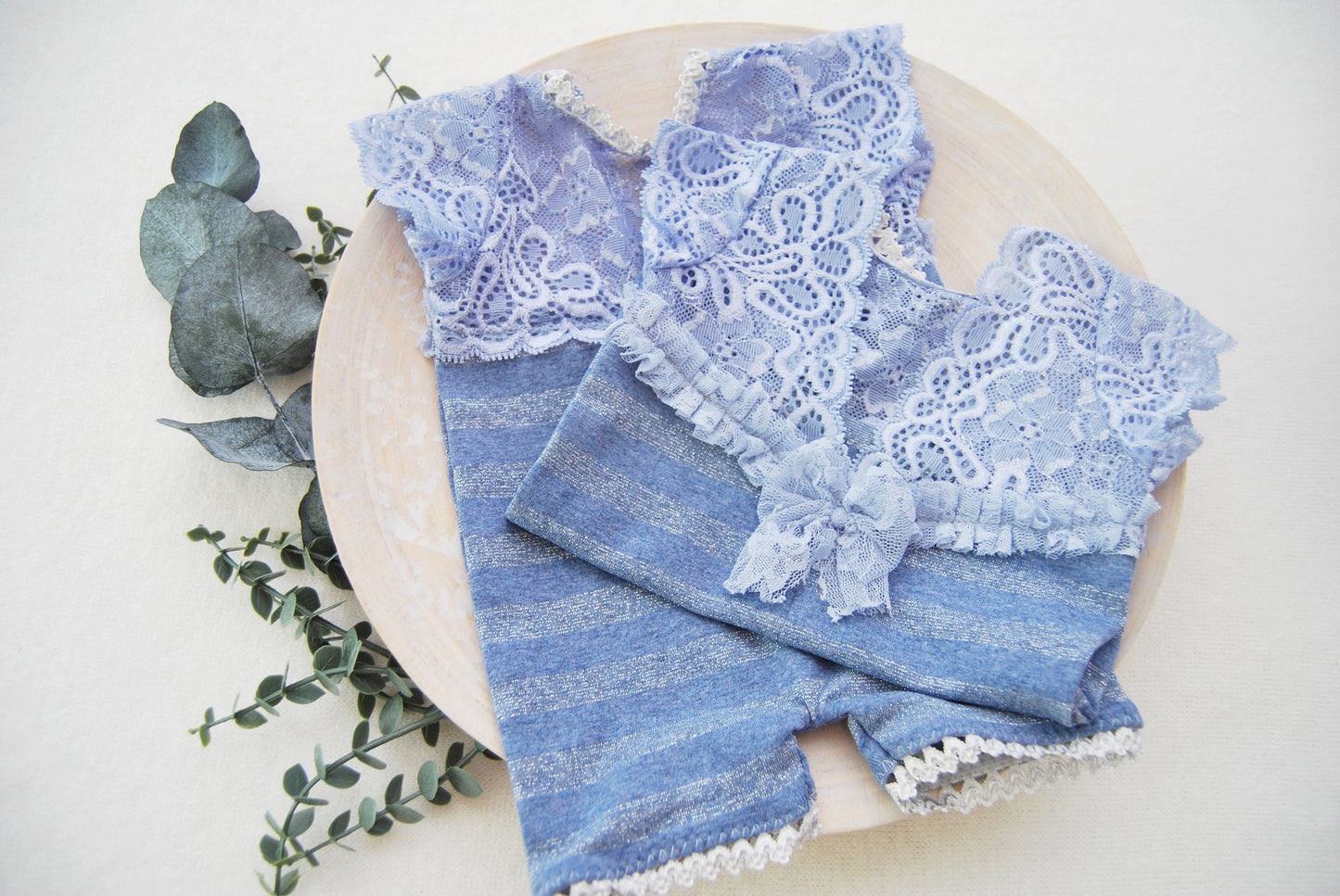 Baby romper for newborn girls, first photo shoot outfit newborn romper lace, lavender