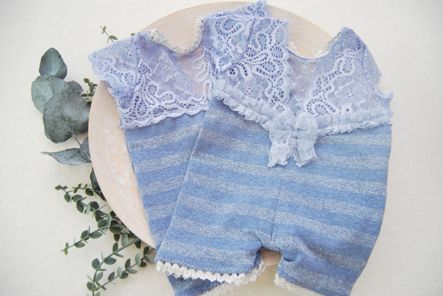 Baby romper for newborn girls, first photo shoot outfit newborn romper lace, lavender