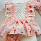 Pink Newborn Romper, Newborn Photo Props, Baby Girl Photo Outfit, Ruffled Romper Baby Girl, Photography Props Newborn