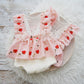 Pink Newborn Romper, Newborn Photo Props, Baby Girl Photo Outfit, Ruffled Romper Baby Girl, Photography Props Newborn