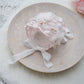 Lace Bonnet Newborn, Photo Prop Bonnet, Floral Bonnet, Lace Baby Bonnet, Baby Girl Photo Prop, Newborn Props