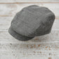 NEWBORN Cap, SITTER Cap, Photo Prop Flat Cap, Baby Boy Newsboy Hat, Baby Photo Prop, Photography Cap - choose size
