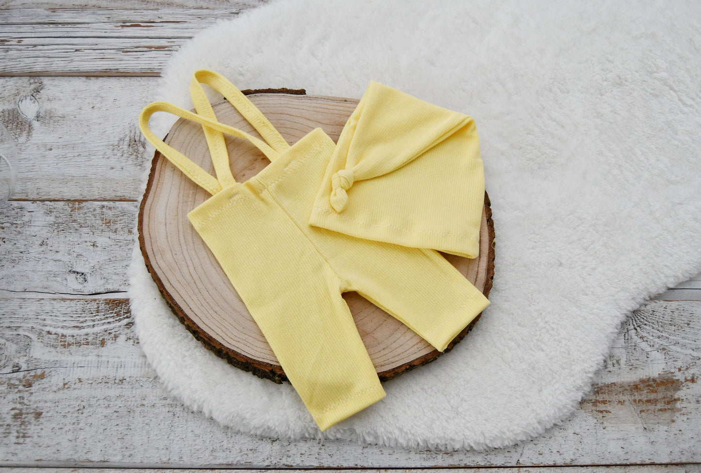 Baby Boy Photo Outfit, Newborn Pants & Hat Set, Newborn Photography Set, Newborn Photo Props, Newborn Boy Props, Yellow Boy Outfit