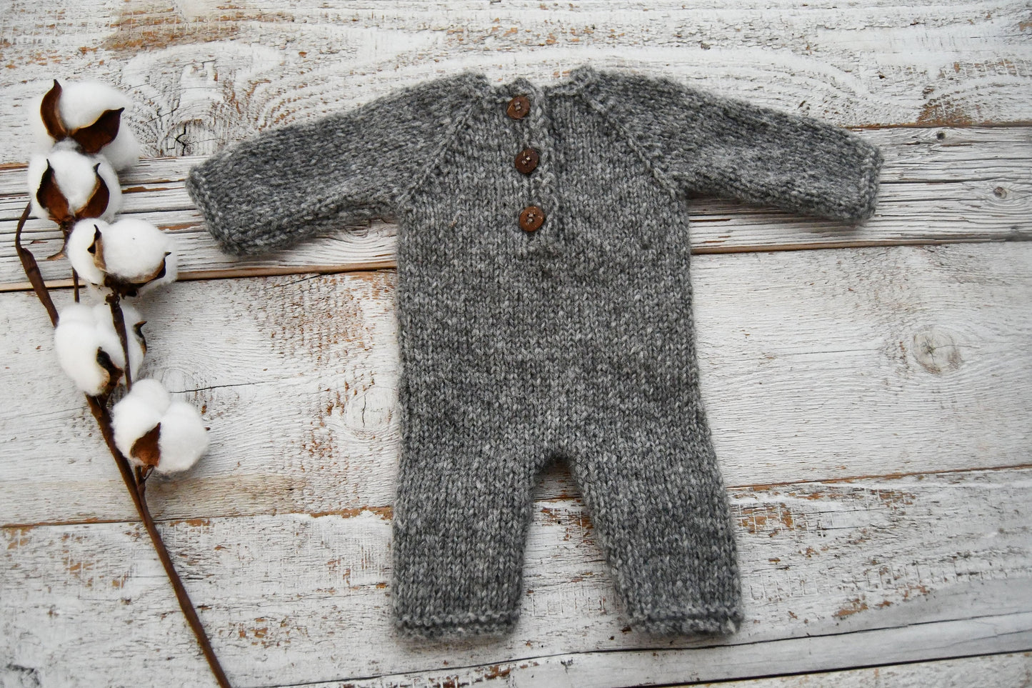 Knit Romper Newborn Boy, Gray Photo Prop Outfit, Newborn Photography Prop, Newborn Bonnet, Knitted Overall Set, Alpaca Baby Outfit