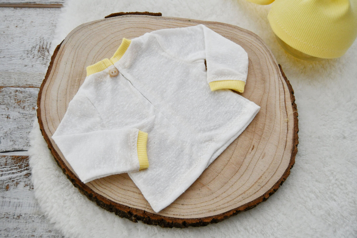 Baby Boy Photo Outfit, Newborn Pants & Hat Set, Newborn Photography Set, Newborn Photo Props, Newborn Boy Props, Yellow Boy Outfit