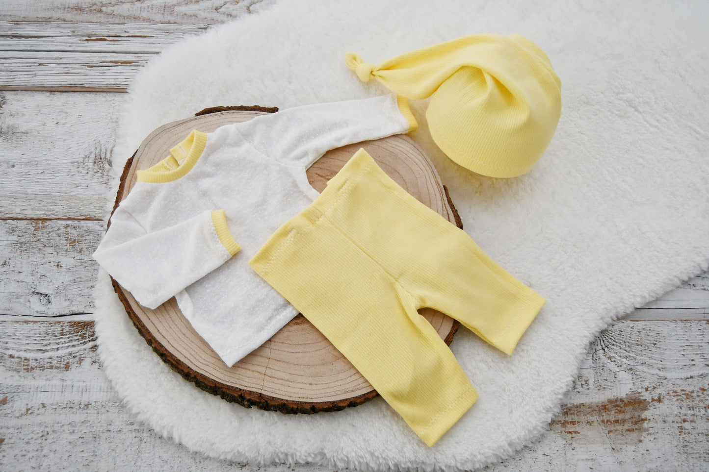 Baby Boy Photo Outfit, Newborn Pants & Hat Set, Newborn Photography Set, Newborn Photo Props, Newborn Boy Props, Yellow Boy Outfit