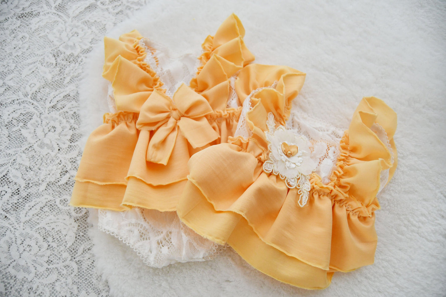 Ruffled Romper Newborn Girl, Baby Girl Photo Outfit, Newborn Photo Props, Photography Romper, Yellow Outfit Newborn, Photo Prop Romper