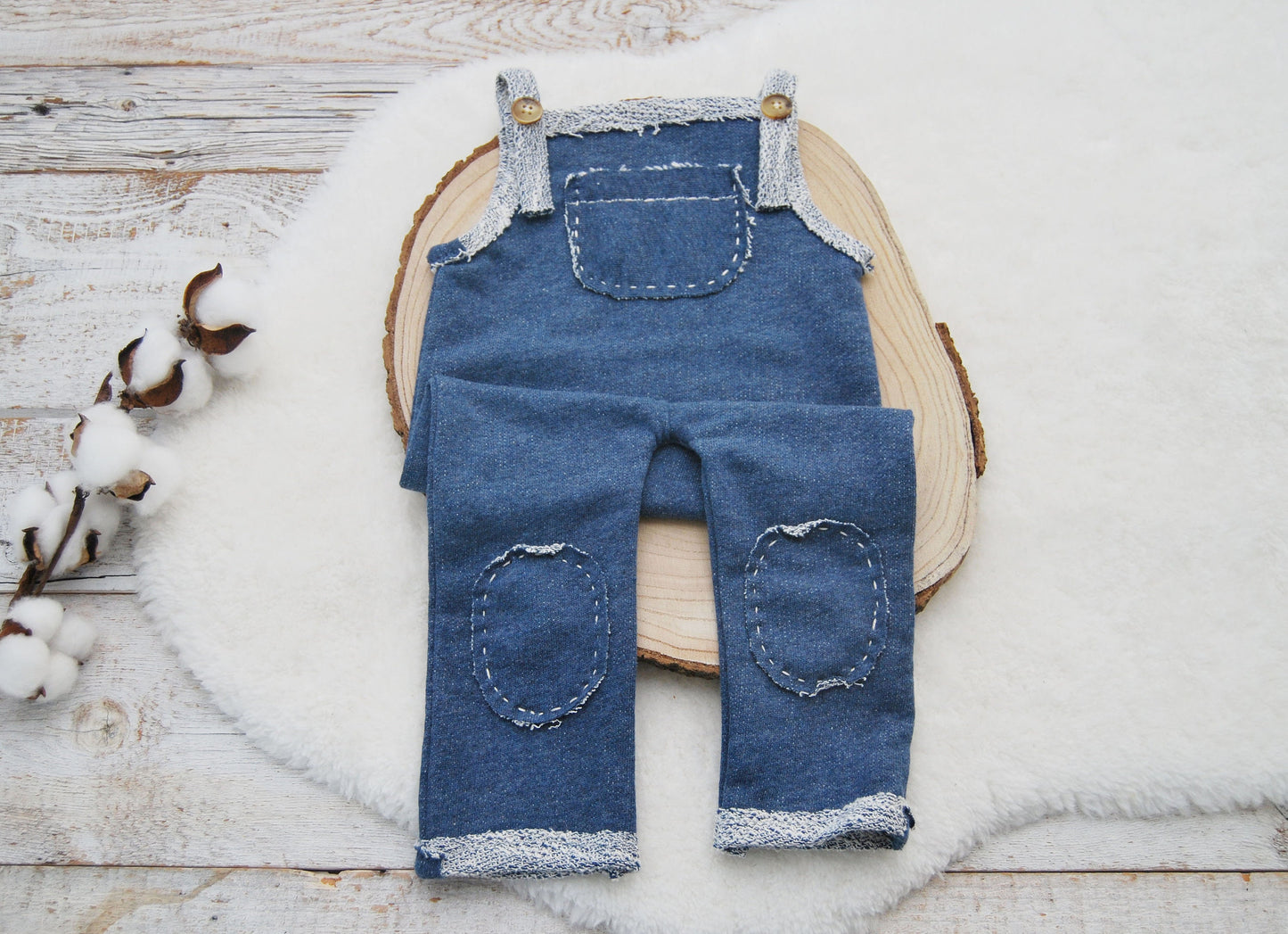 Sitter Outfit Baby Boy, Photography Prop Outfit, Baby Boy Set: Romper and Hat, Sitter Romper for Photo Shoots, Blue Baby Romper