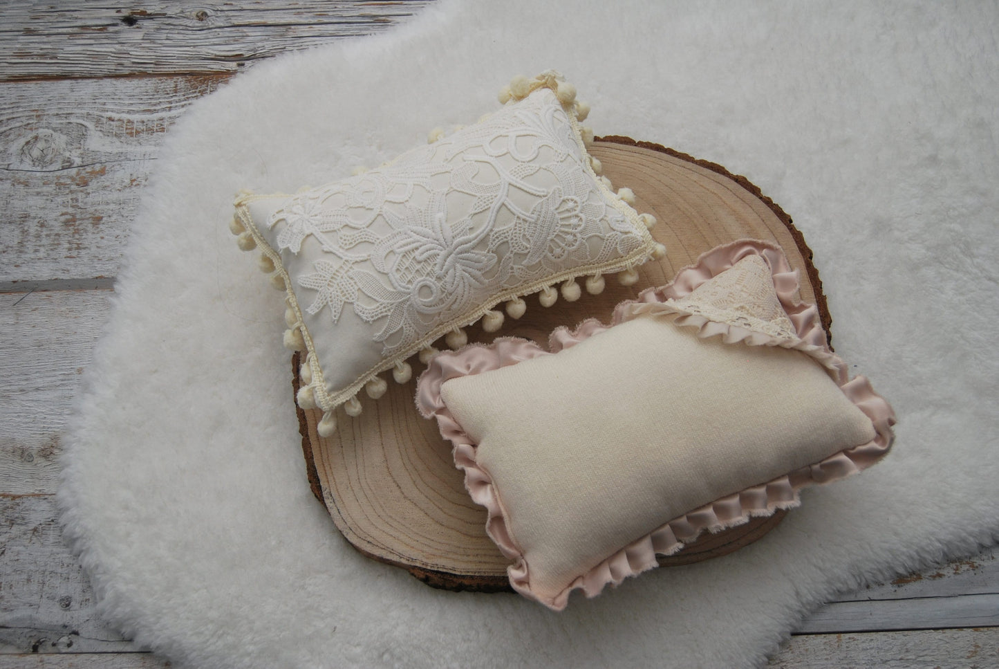 Bohemian Photography Props, Newborn Posing Pillows, Lace Newborn Pillows Photography, Decorative Pillows for Photo Shoots, Baby Photo Props