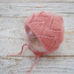 Hand Knitted Newborn Bonnet, Photo Prop Bonnet, Newborn Knit Bonnet, Baby Bonnet Photo Prop, Newborn Photography Props, Baby Hat
