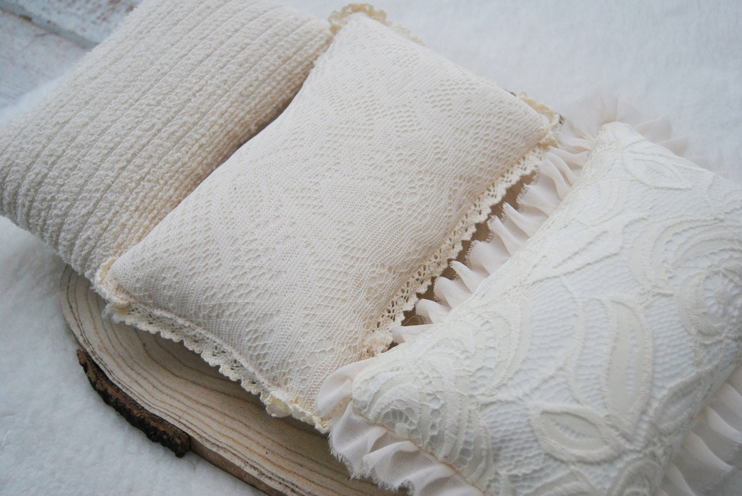 Lace Posing Pillows, Newborn Pillows Photography, Decorative Posing Props, Boho Newborn Photography Props, Baby Photo Props