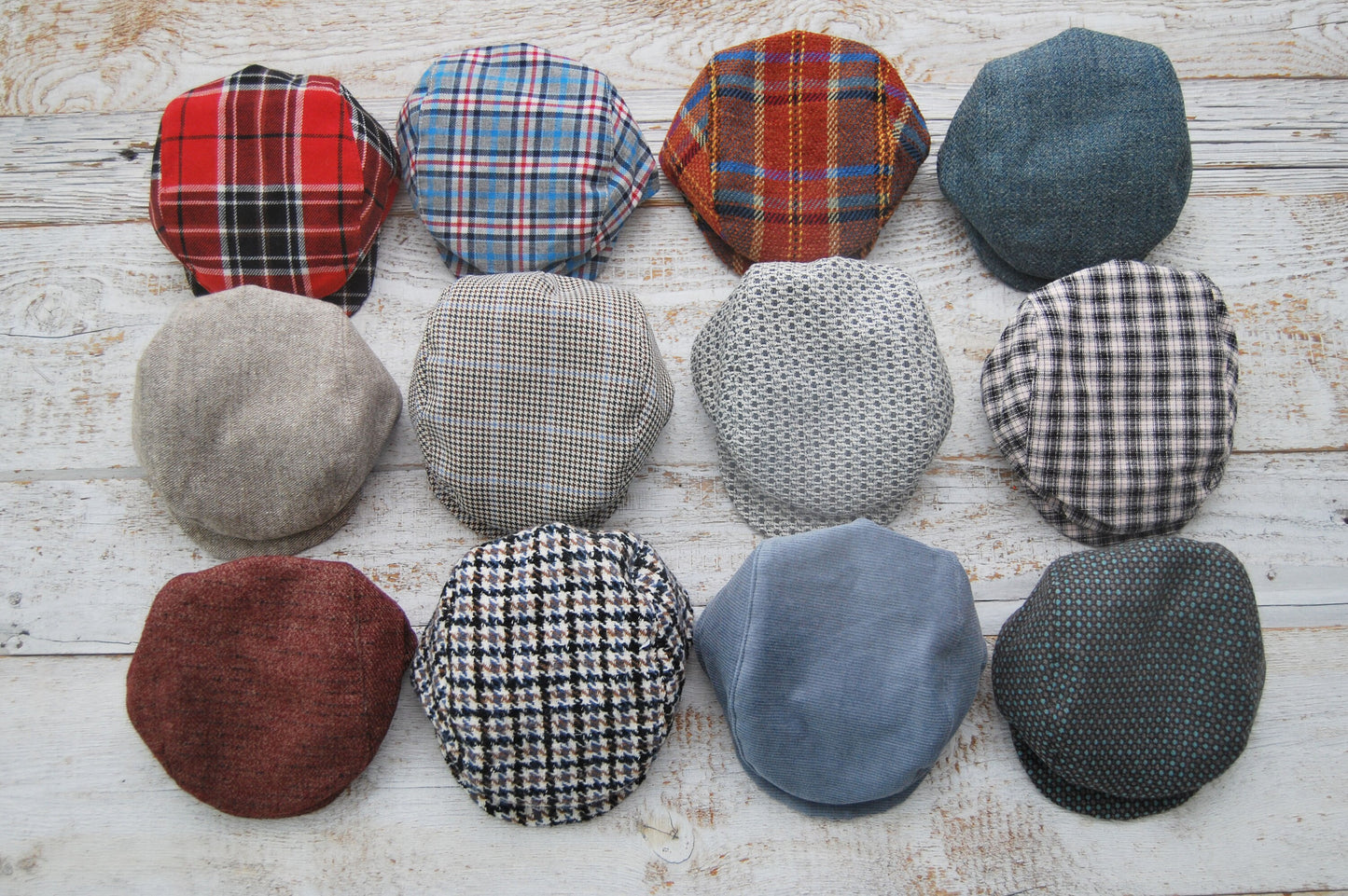 Baby boy flat cap photography prop, CHOOSE YOUR SIZE newsboy cap for photography, newborn, sitter photography hat